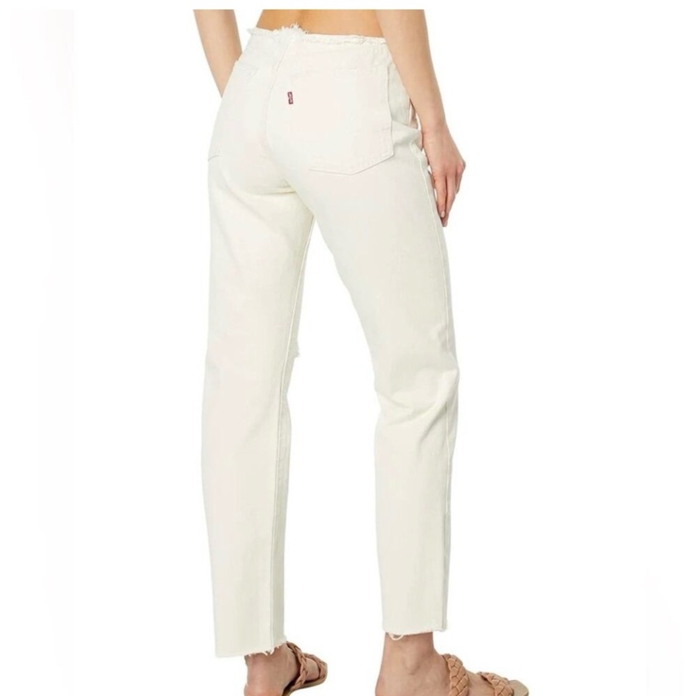 Levi’s Wedgie straight off white buttonfly jeans size 30 - Picture 2 of 9